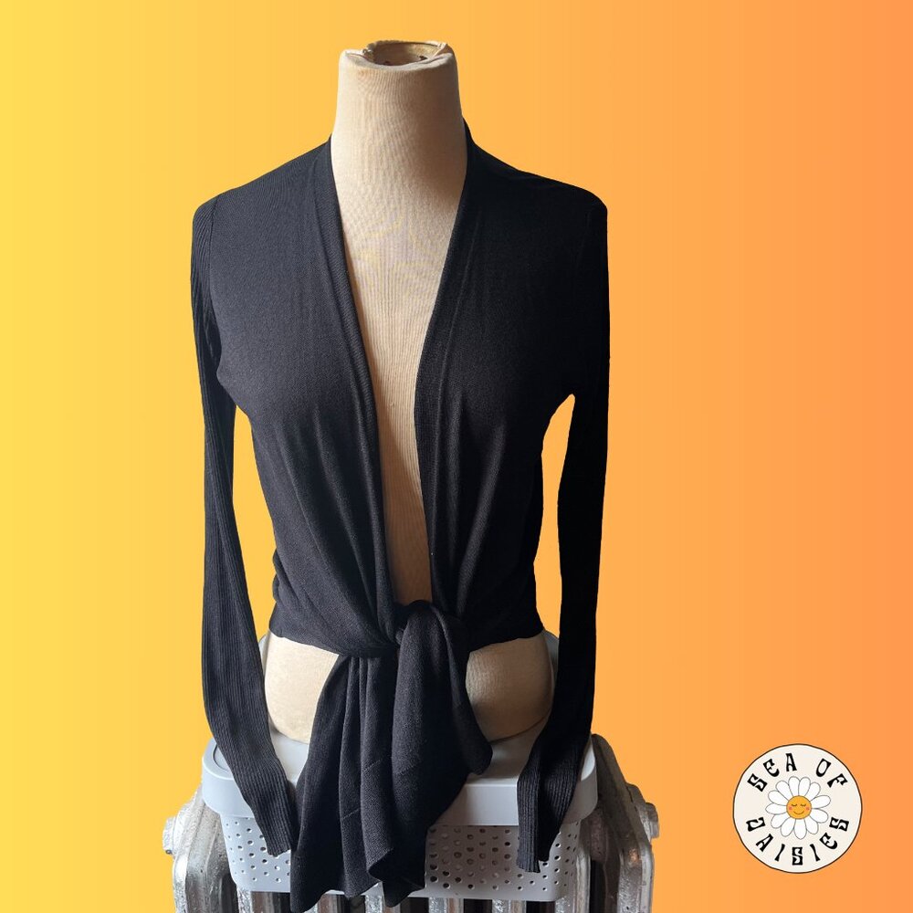 Diane Von Furstenberg silk and cashmere open cardigan knitwear jumper sweater